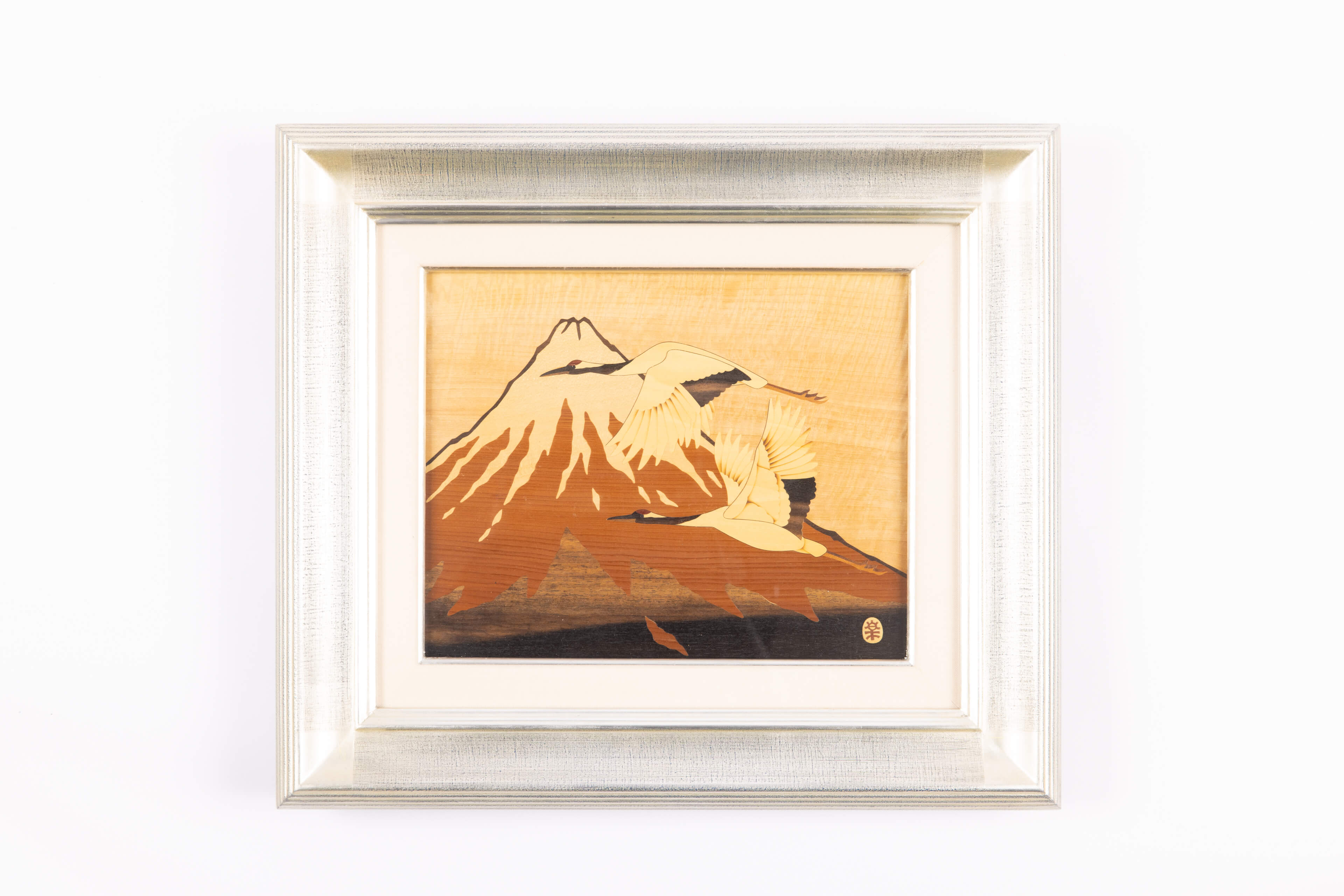 締盟紀念禮─木象嵌掛畫-圖片