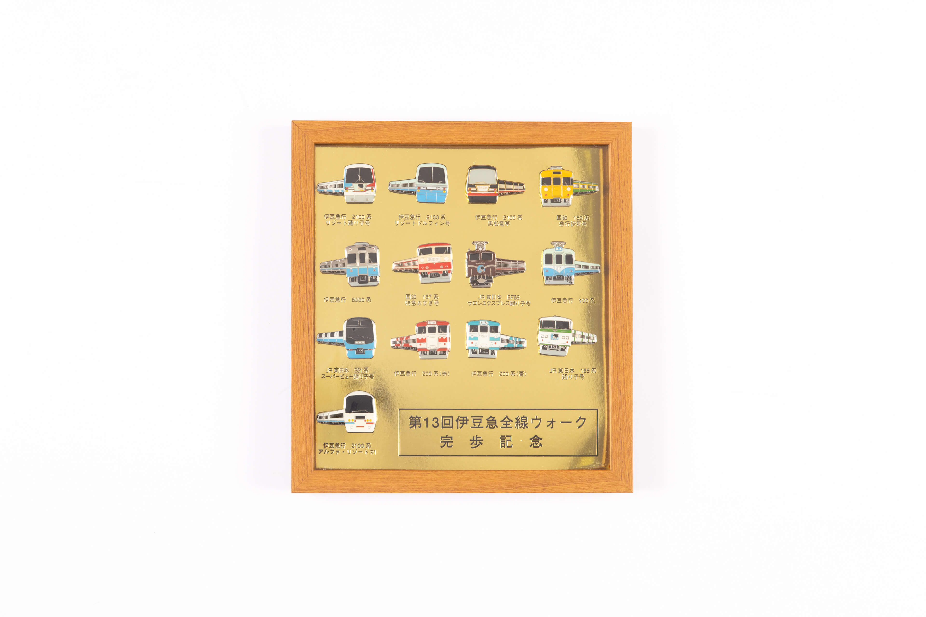 鐵道深情：伊豆急全線電車紀念徽章-圖片