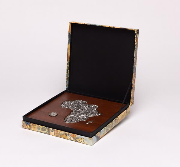 非洲野生動物銀飾拼圖