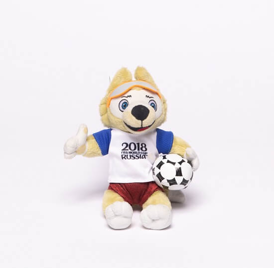 FIFA 2018世足Zabivaka吉祥物玩偶