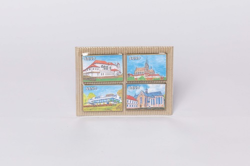 布爾諾市地標磁鐵