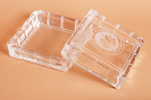 阿拉米達郡郡徽玻璃盒